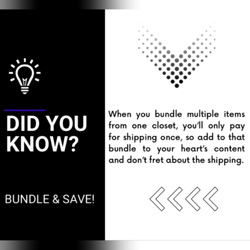 BUNDLE AND SAVE ON SHIPPING 💕